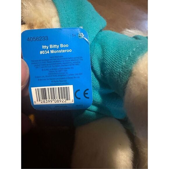 Gund Itty Bitty Boo #034 Monsteroo Dog Stuffed Animal Plush 5” Cute - Picture 12 of 14